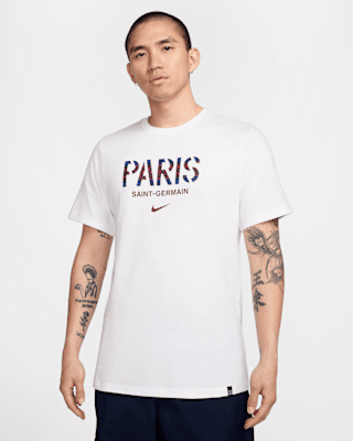 【関税送料込み】Nike Paris Saint Germain Logo T-Shirt mens-nike-red-paris-saint-